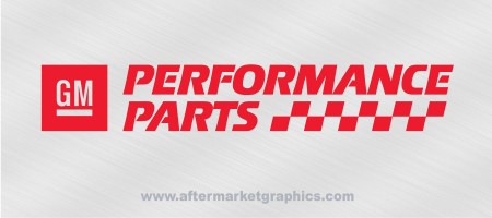 GM Performance Parts Decals - Pair (2 pieces)